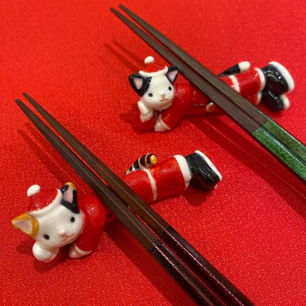 クリスマスにおすすめの箸と箸置きのご案内 (銀座夏野アトレ吉祥寺店)