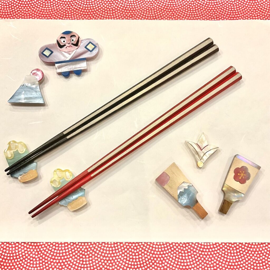 早めの準備がおすすめ！新年から使いたいお箸と干支のお人形(銀座夏野本店)