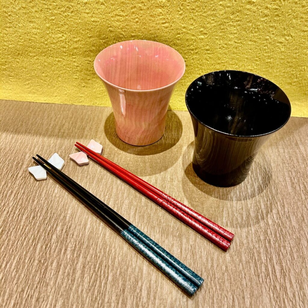 バレンタインに、お箸の贈り物を🎁💕(銀座夏野本店)