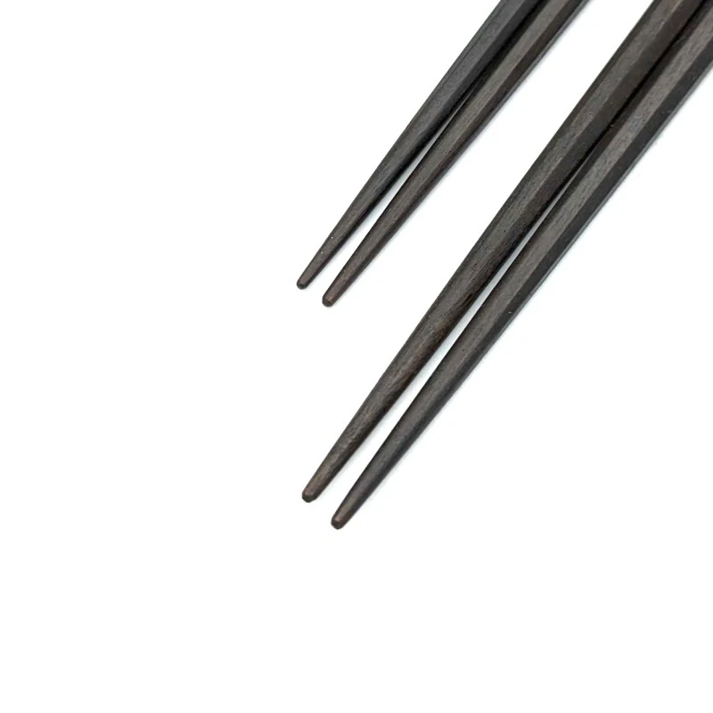 【送料無料】鉄木　八角銀河　夫婦箸セット【桐箱入】 1枚目