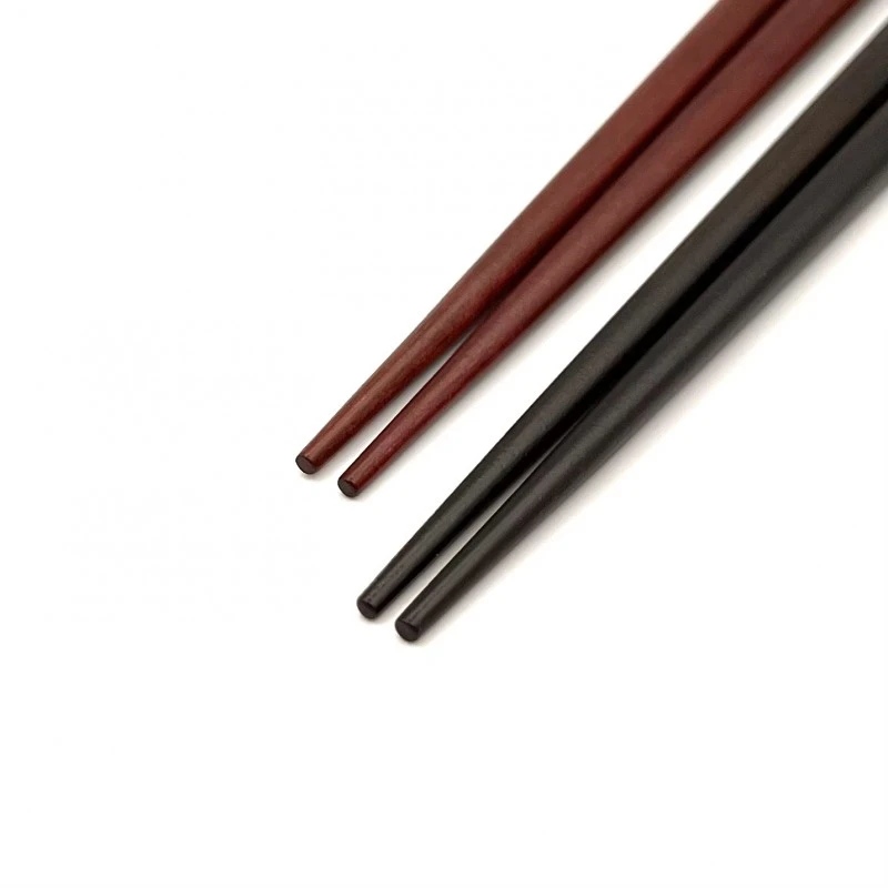 【送料無料】貝象嵌箸　紅葉　夫婦箸セット【桐箱入】 1枚目