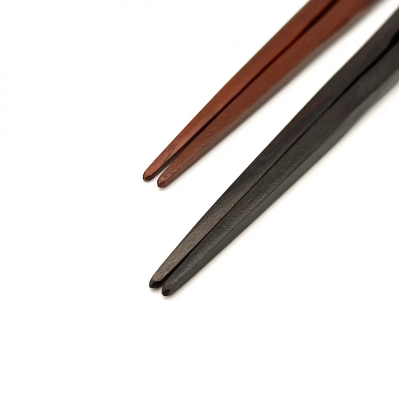【送料無料】つかいごこち箸　黒檀・紫檀　夫婦箸セット【桐箱入】【銀座限定】 1枚目