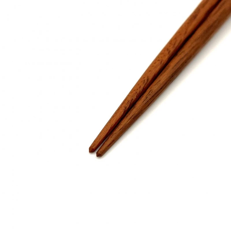 京西陣模様箔　削り箸　白（中） 1枚目