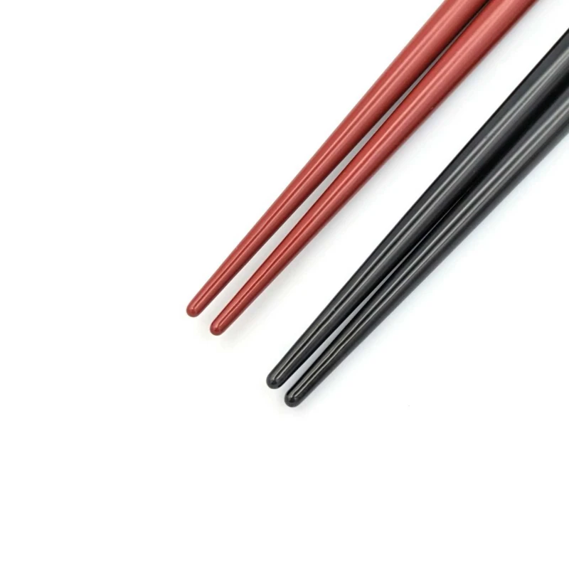 【送料無料】琉球漆器箸 ハイビスカス 夫婦箸セット【桐箱入】 1枚目