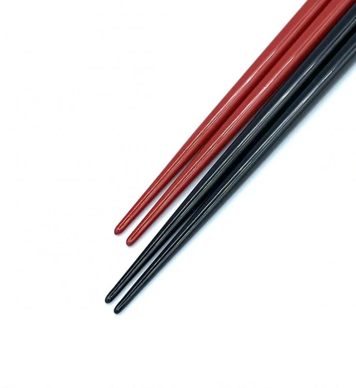 【送料無料】食洗機対応　越前漆器　桜蒔絵夫婦箸セット【桐箱入】 1枚目