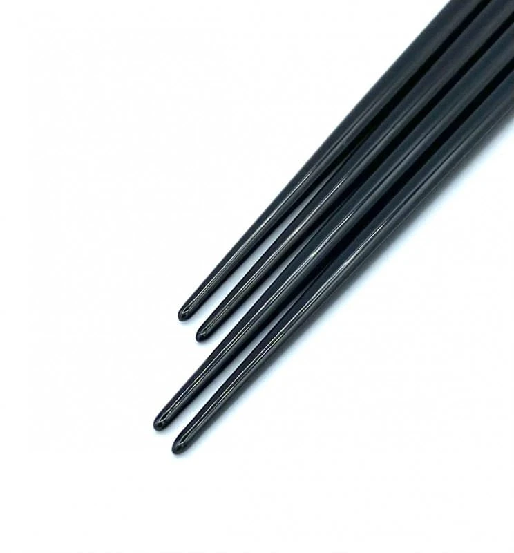 【送料無料】食洗機対応　越前漆器　白檀　光輪鶴亀　夫婦箸セット【桐箱入】 1枚目