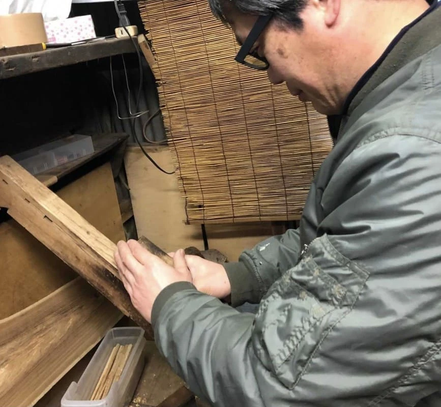 送料無料】楕円木箸先角 本黒檀 紫檀 夫婦箸セット【桐箱入