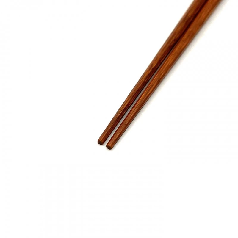 京銘竹　煤竹箸　八角摺り漆　（中） 1枚目
