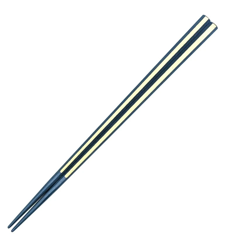越前漆器　八角銀線　青色 3枚目