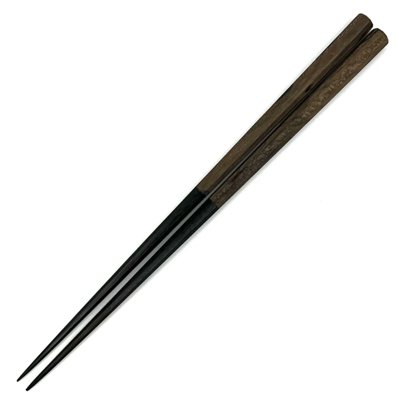 八角　シャム柿(大)持ち手無塗装 3枚目