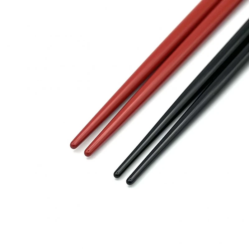 【送料無料】輪島塗　沈金箸　松 夫婦箸セット【桐箱入】 1枚目