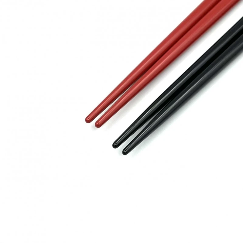 【送料無料】輪島塗　蒔絵箸　桔梗　上　夫婦箸セット【桐箱入】 1枚目