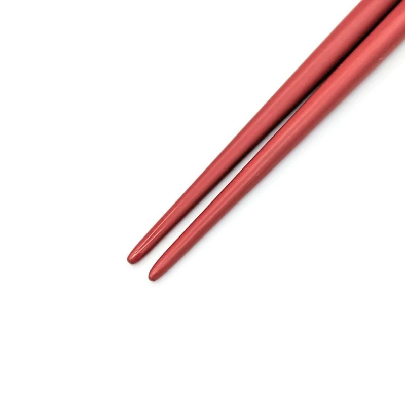 村上木彫堆朱箸　二重波　堆朱（中） 1枚目