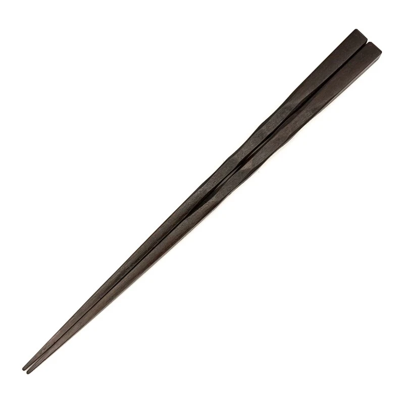 つかいごこち箸　延寿　縞黒檀（大） 3枚目