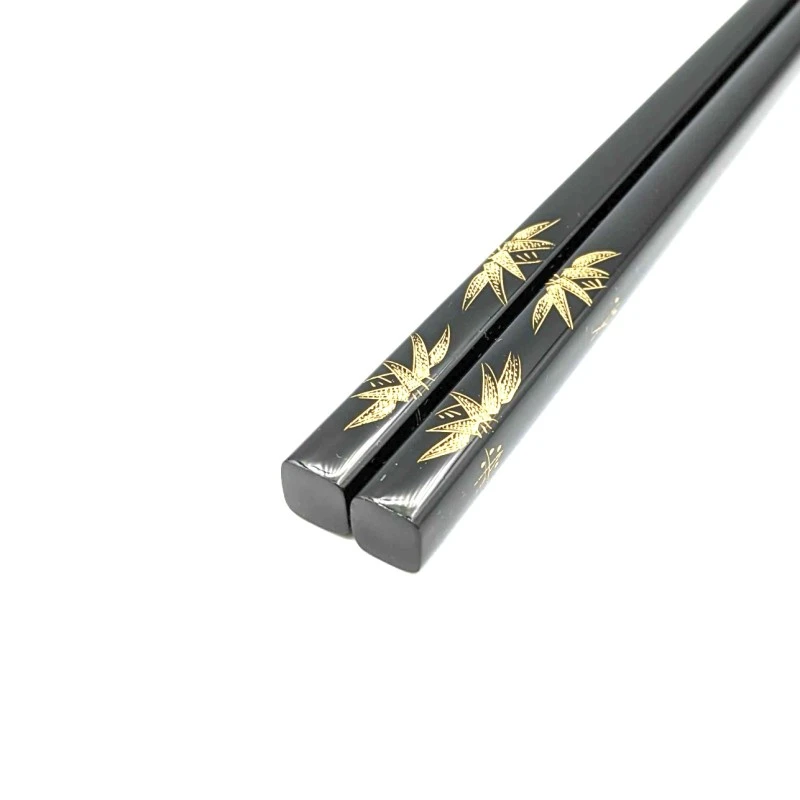 川連塗箸　沈金　松竹梅(大) 2枚目