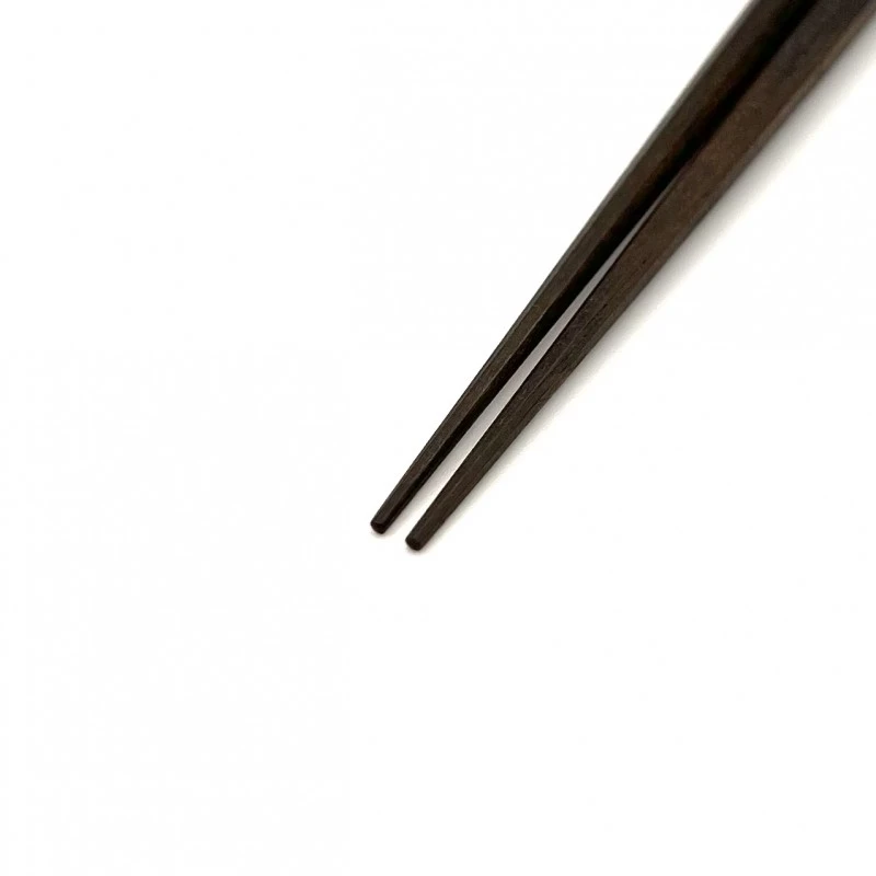 新潟木箸 十六角 黒檀（大） 1枚目
