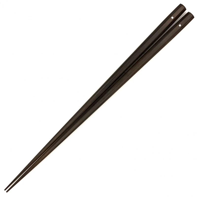 新潟木箸 十六角 黒檀（大） 3枚目