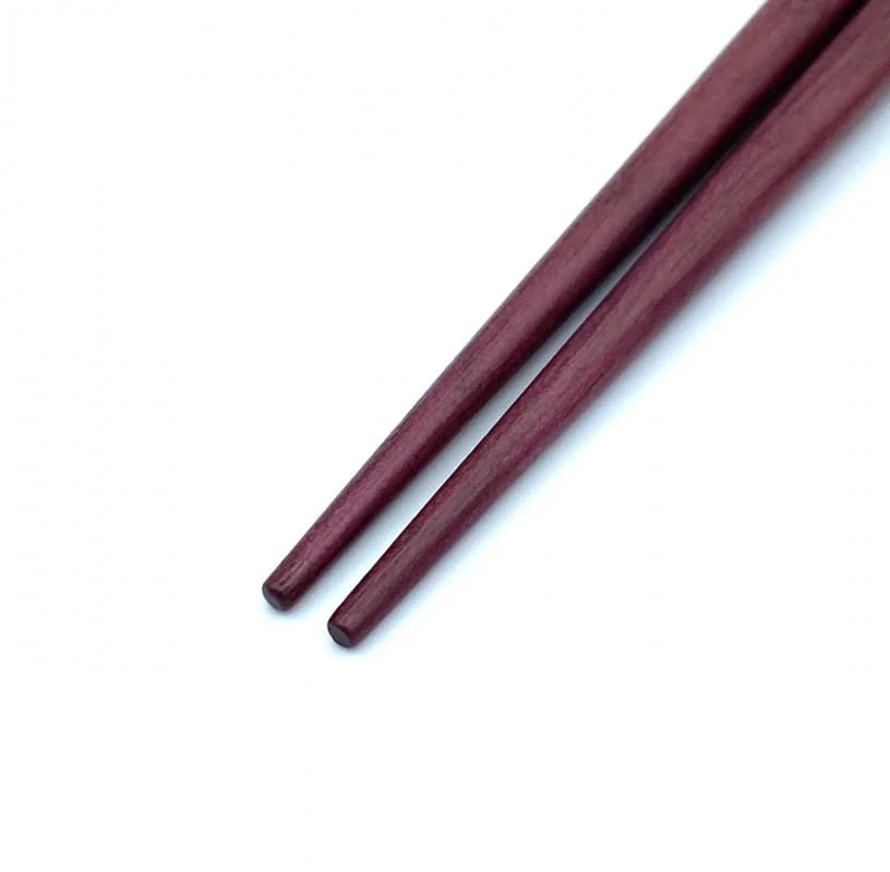 貝象嵌箸　雅　花亀甲　パープルハート(中) 1枚目