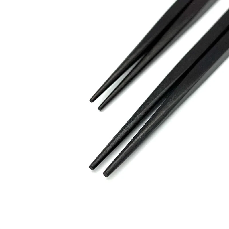 【送料無料】彩箸　黒檀天心　夫婦箸セット【桐箱入】 1枚目