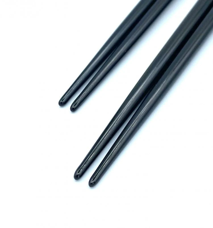 【送料無料】食洗機対応　越前漆器　白檀　唐草 夫婦箸セット【桐箱入】 1枚目