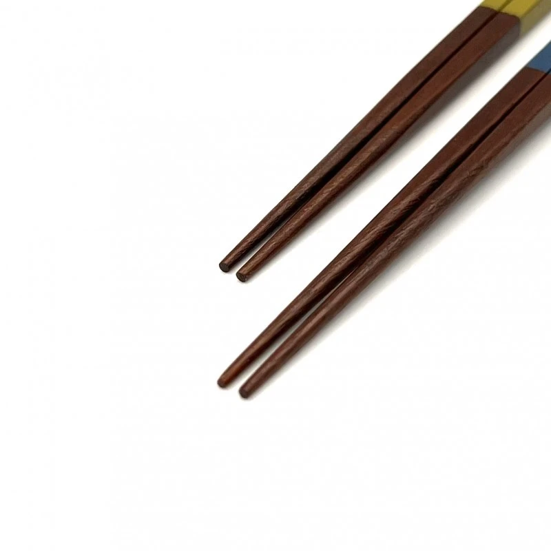 【送料無料】袷帯　夫婦箸セット【桐箱入】 1枚目