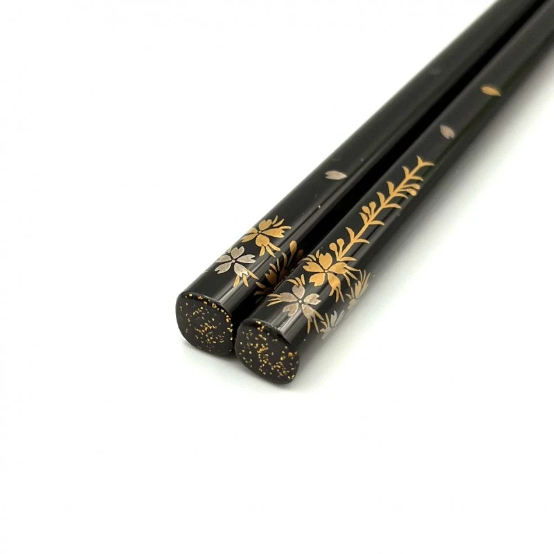 山中塗　垂れ桜蒔絵(大) 2枚目