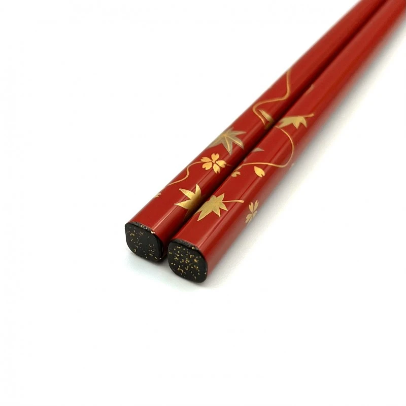 山中塗　春秋流し蒔絵　先銀地仕上げ(中) 2枚目