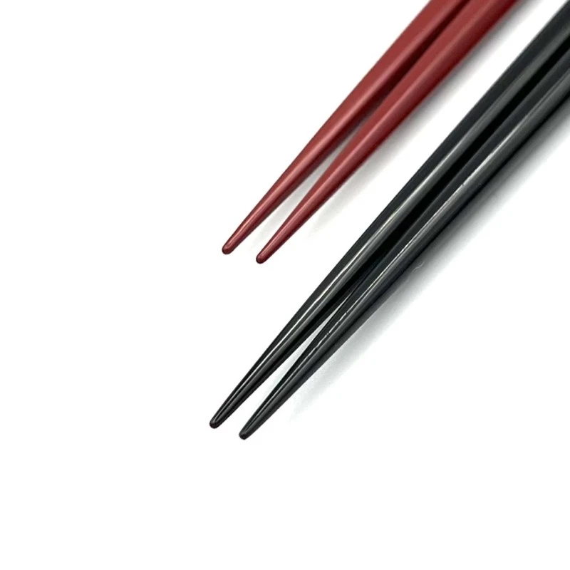 【送料無料】山中塗　五角塗箸　夫婦箸セット【桐箱入】 1枚目