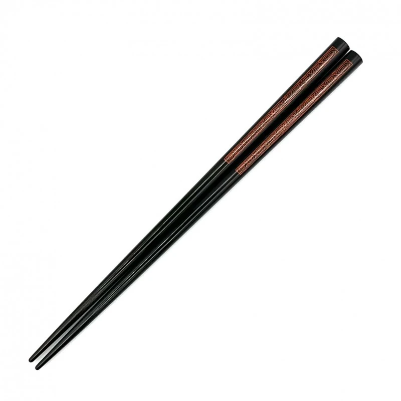 香川漆器　蒟醤塗箸（中） 3枚目