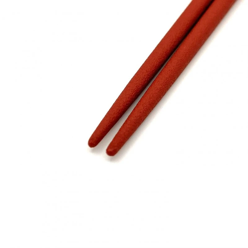 輪島塗乾漆蒔絵箸　うさぎ朱（中） 1枚目