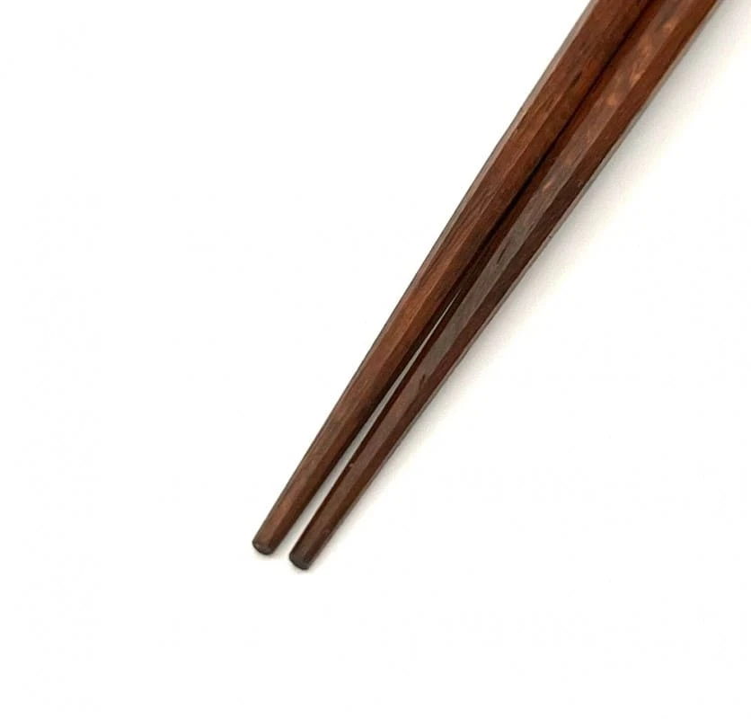 京都銘木箸　八角　紫檀（中） 1枚目