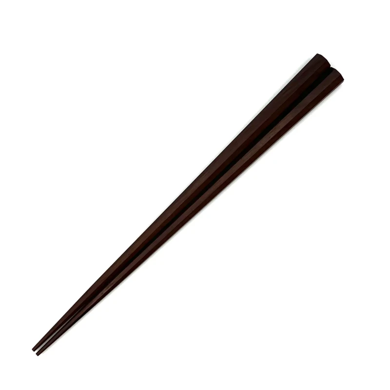 京都銘木箸　八角　紫檀（中） 3枚目