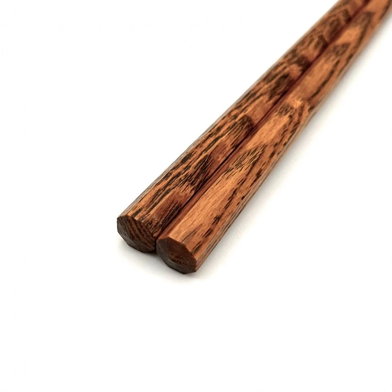 京都銘木箸　八角　タモ（中） 2枚目