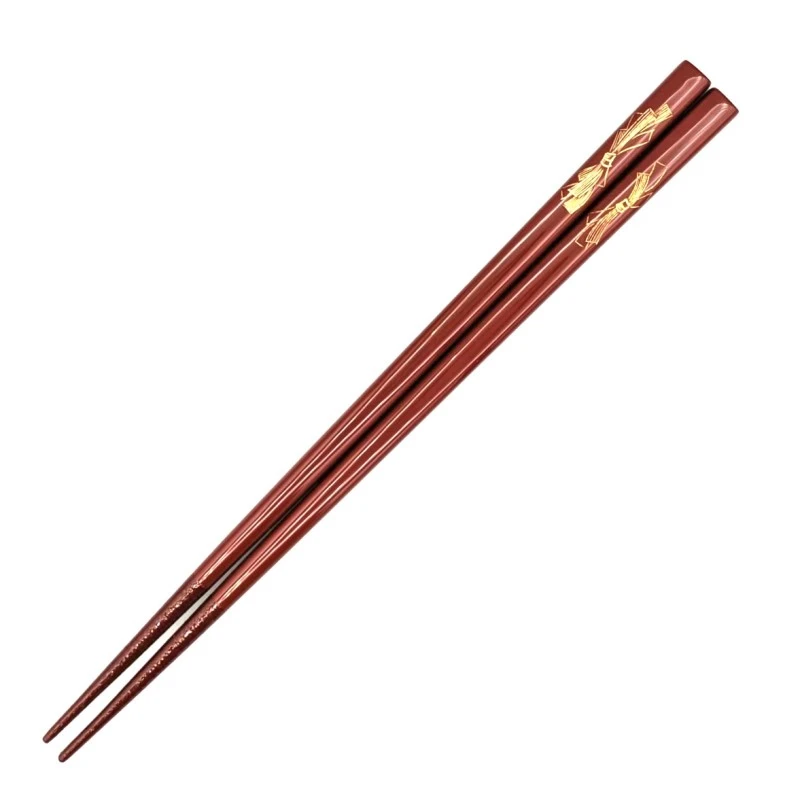 川連塗箸　沈金　熨斗（中） 3枚目