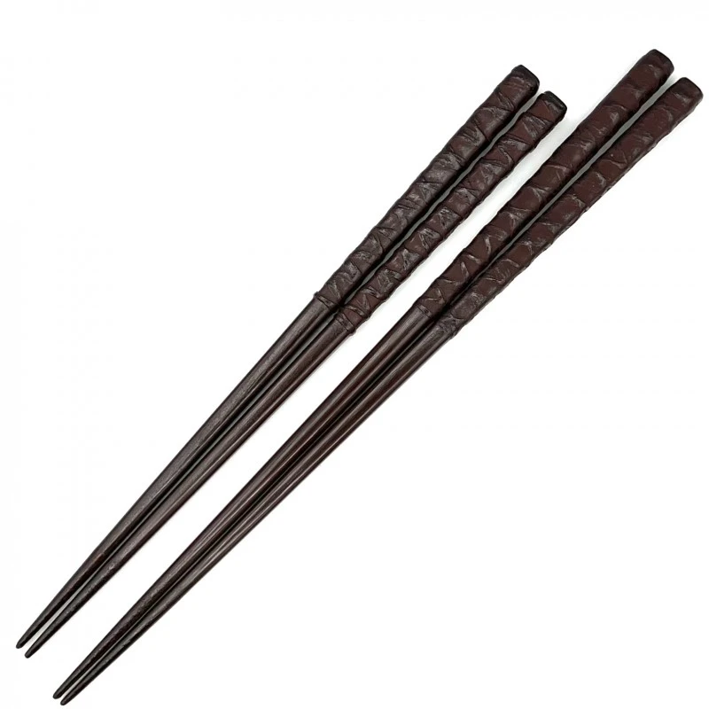 【送料無料】香川漆器 紅象谷 夫婦箸セット【桐箱入】 3枚目