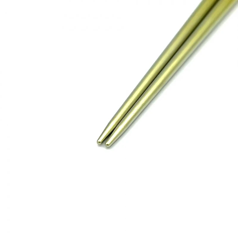 チタン箸　小判型　レインボー(大) 1枚目