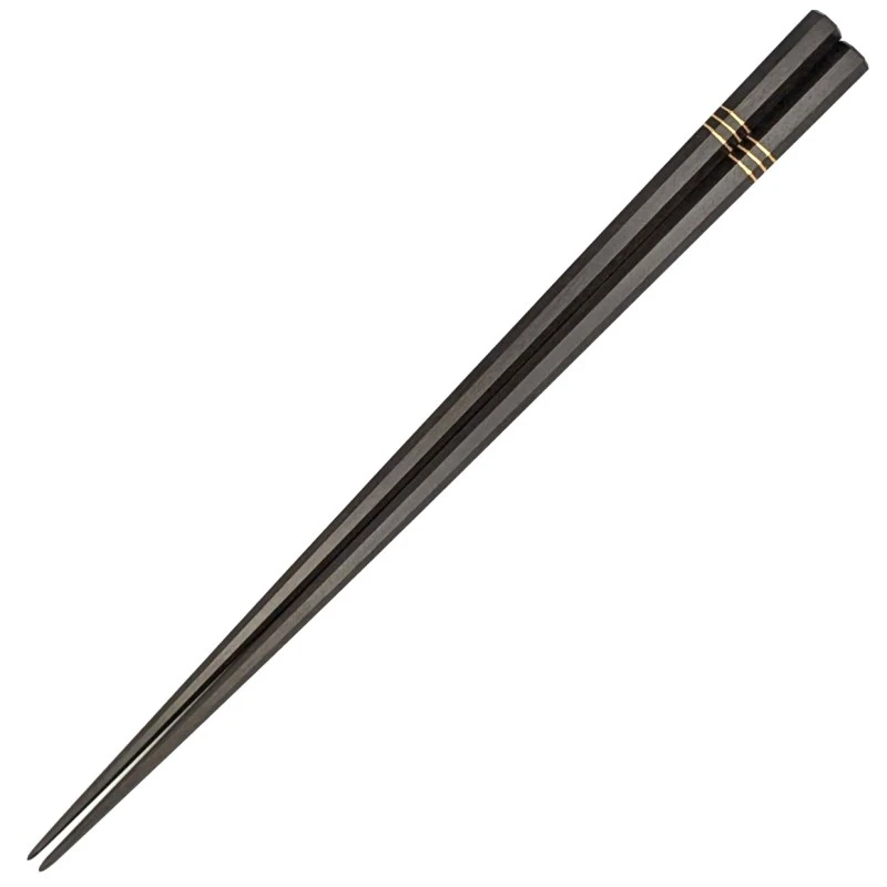 匠技　総八角黒檀　金三本線　25cm 3枚目