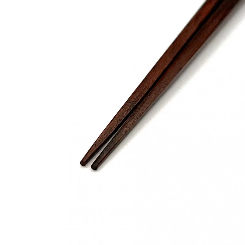 木曽塗　極細箸胴張先角　茶スリ(中) 1枚目