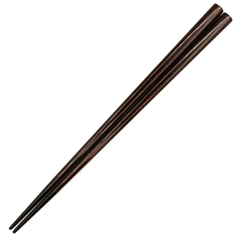 津軽塗箸　七々子塗　黒（大） 3枚目
