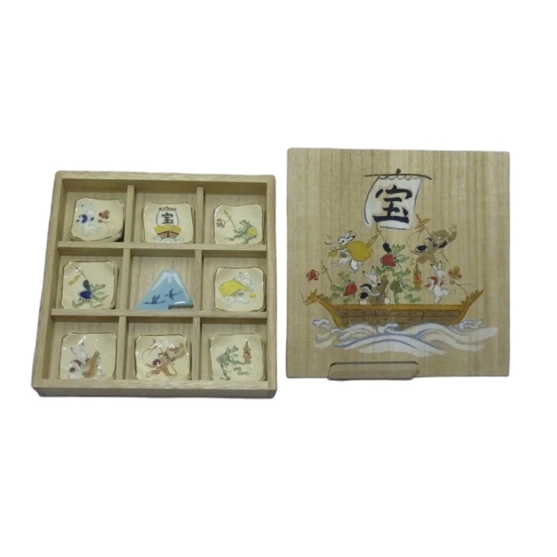 京焼　箸置　七福神　九個組 2枚目