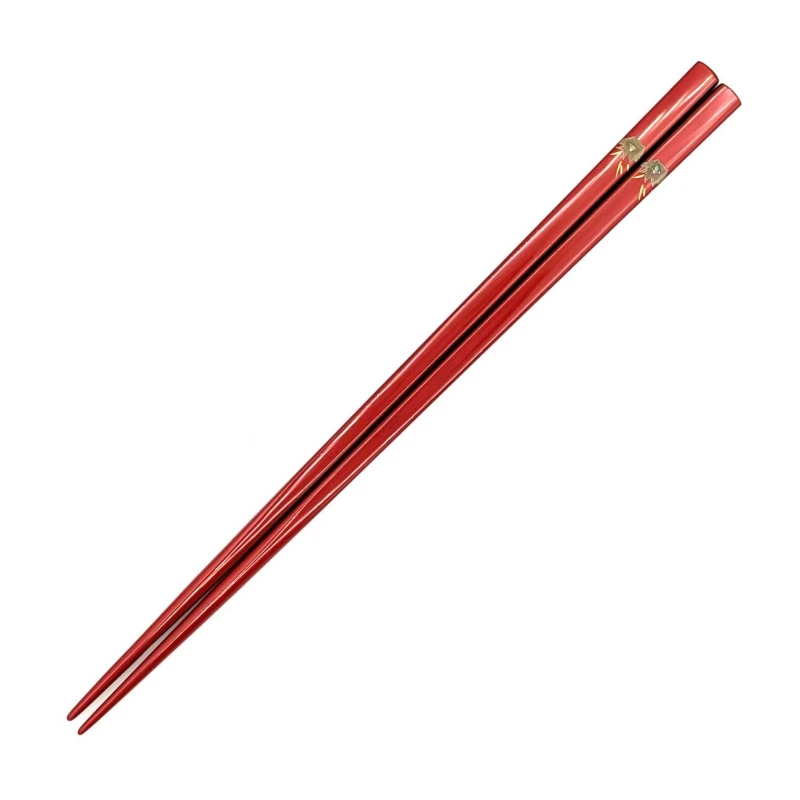 富士山　蒔絵箸　朱(中) 3枚目