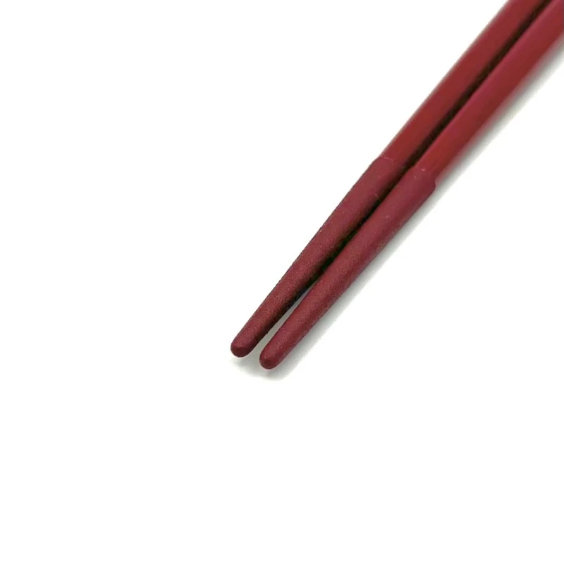 村上木彫堆朱箸　先乾漆　桔梗　堆朱(中) 1枚目