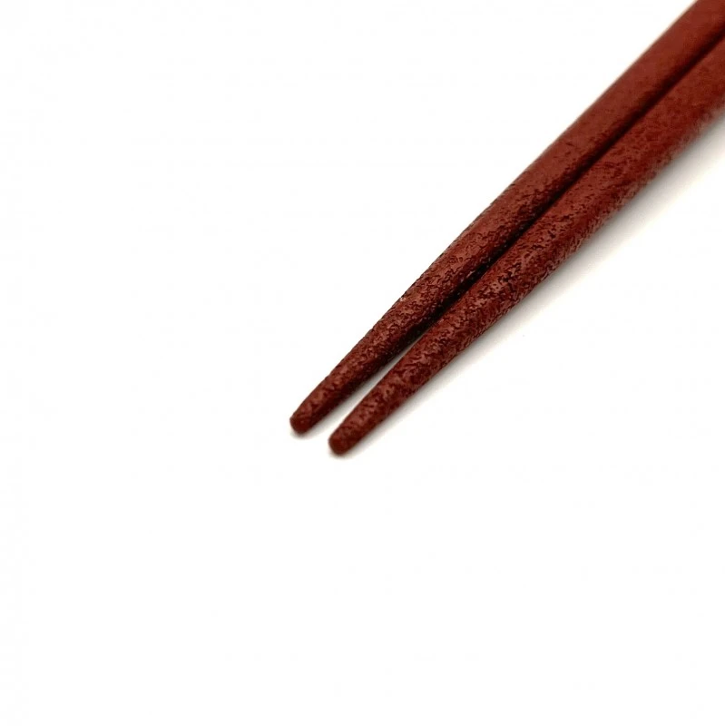 津軽塗箸　全乾漆　つがり　赤（中） 1枚目