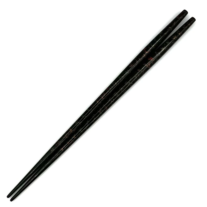 津軽塗利休箸　唐塗　呂（大） 3枚目