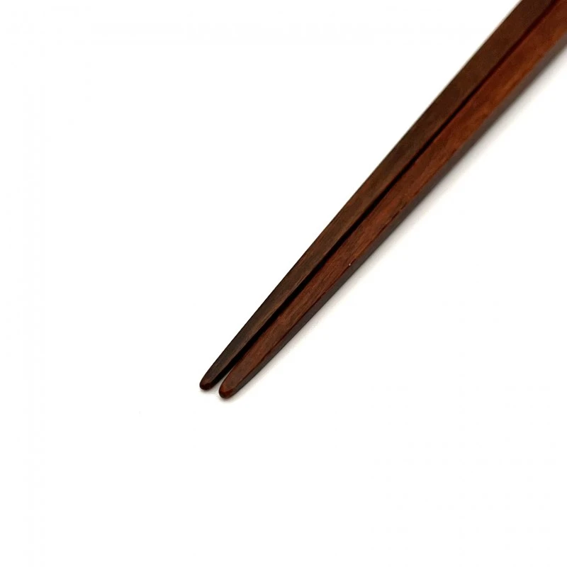 川連塗箸　利休先角塗分天銀(中) 1枚目