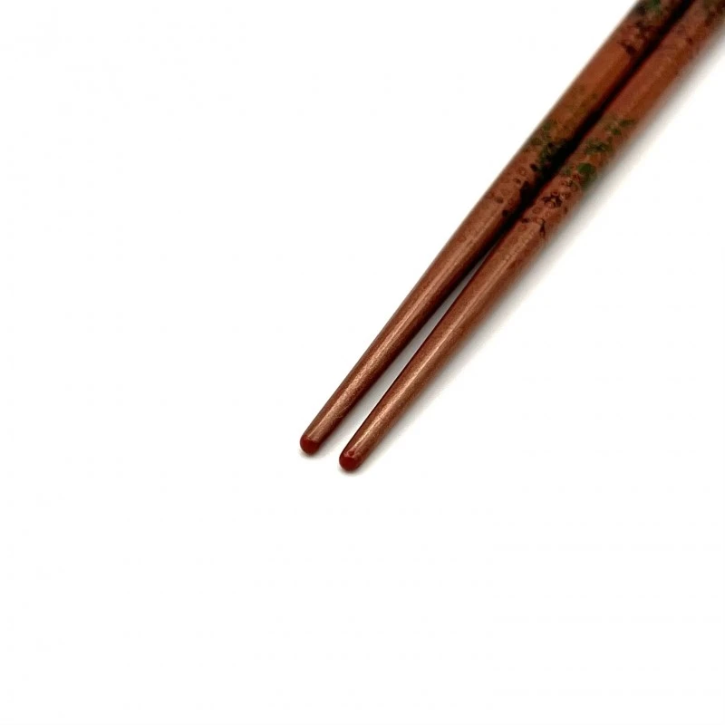 津軽塗利休箸 錦塗(中) 1枚目