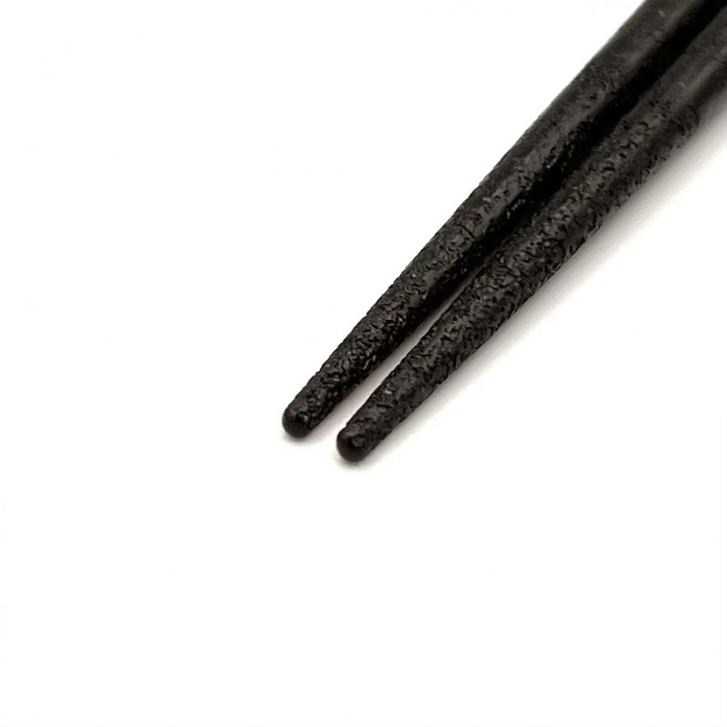 津軽塗利休箸 紋紗塗 黒（大） - お買い物｜日本最大級の箸の通販