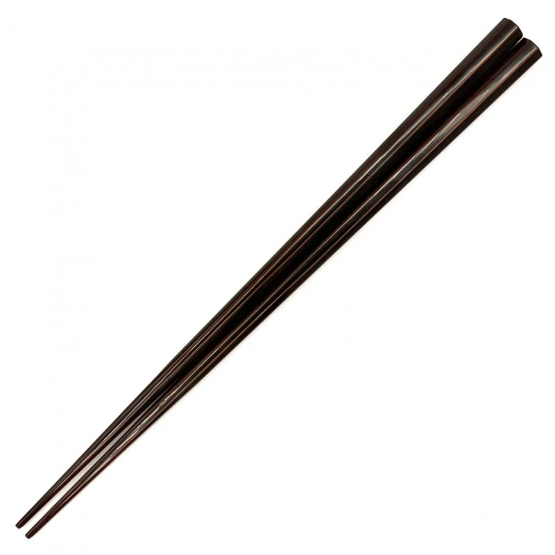 安比塗箸　八角　溜(大) 3枚目