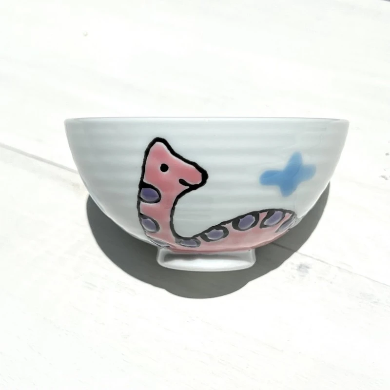 恐竜シリーズ　ミニ茶碗(ブラキオサウルス)