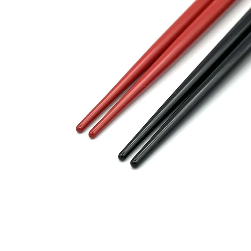 【送料無料】輪島塗　沈金箸　水引草　夫婦箸セット【桐箱入】 1枚目